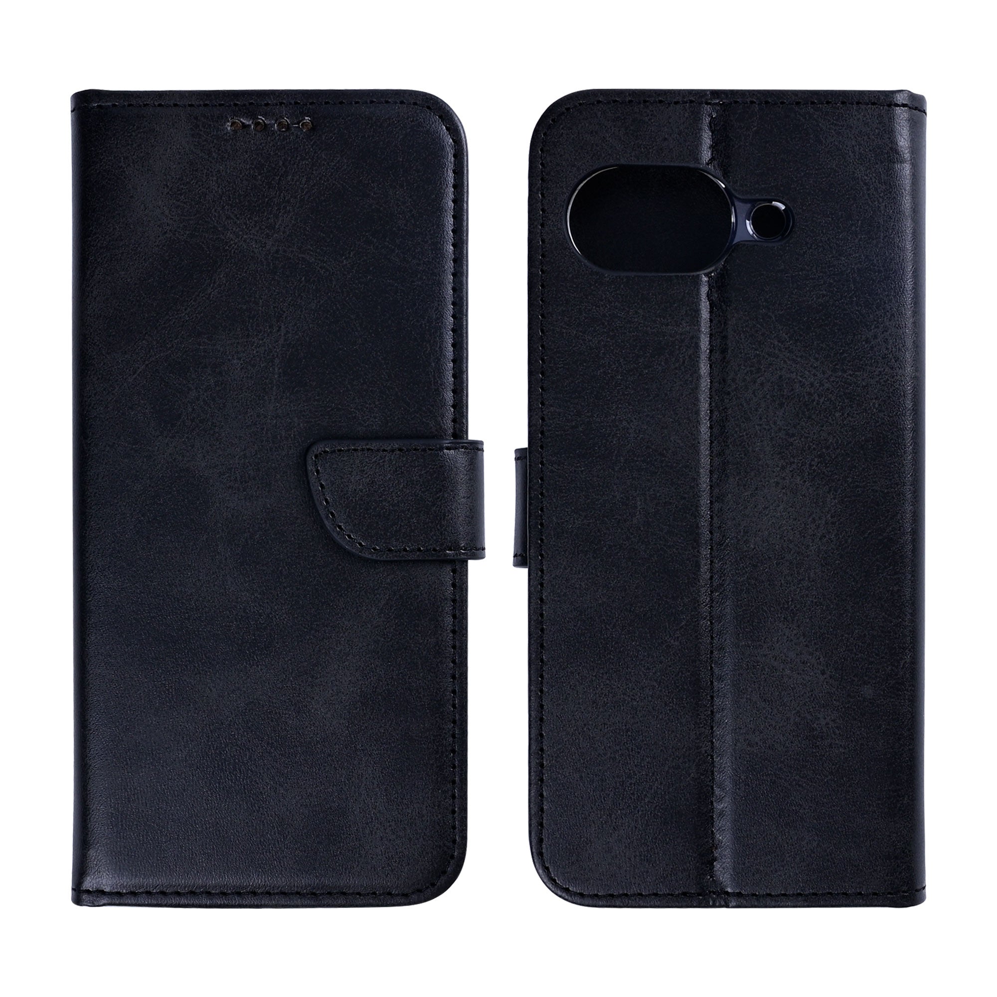 Rixus Bookcase For Google Pixel 10a Black