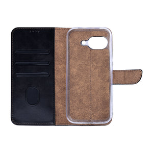 Rixus Bookcase For Google Pixel 10a Black