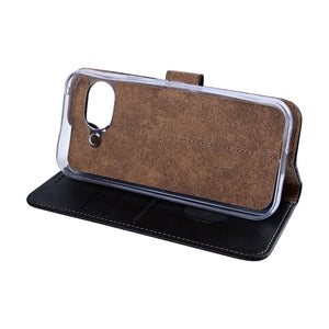 Rixus Bookcase For Google Pixel 10a Black