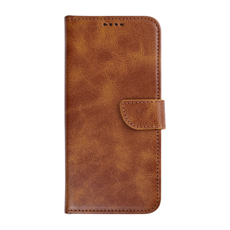 Rixus Bookcase For Google Pixel 10a Light Brown