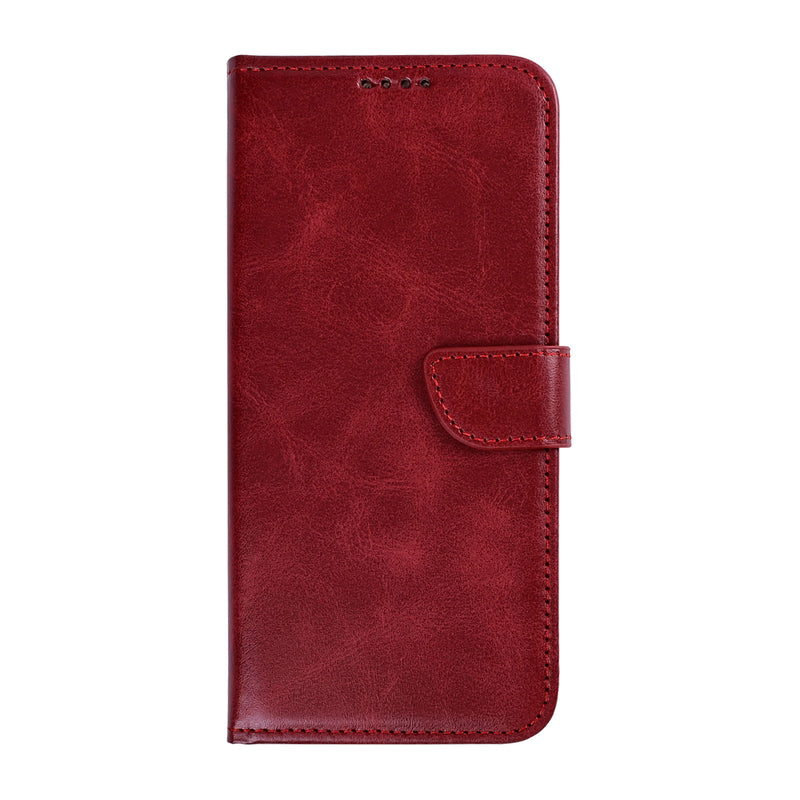 Rixus Bookcase For Google Pixel 10a Dark Red