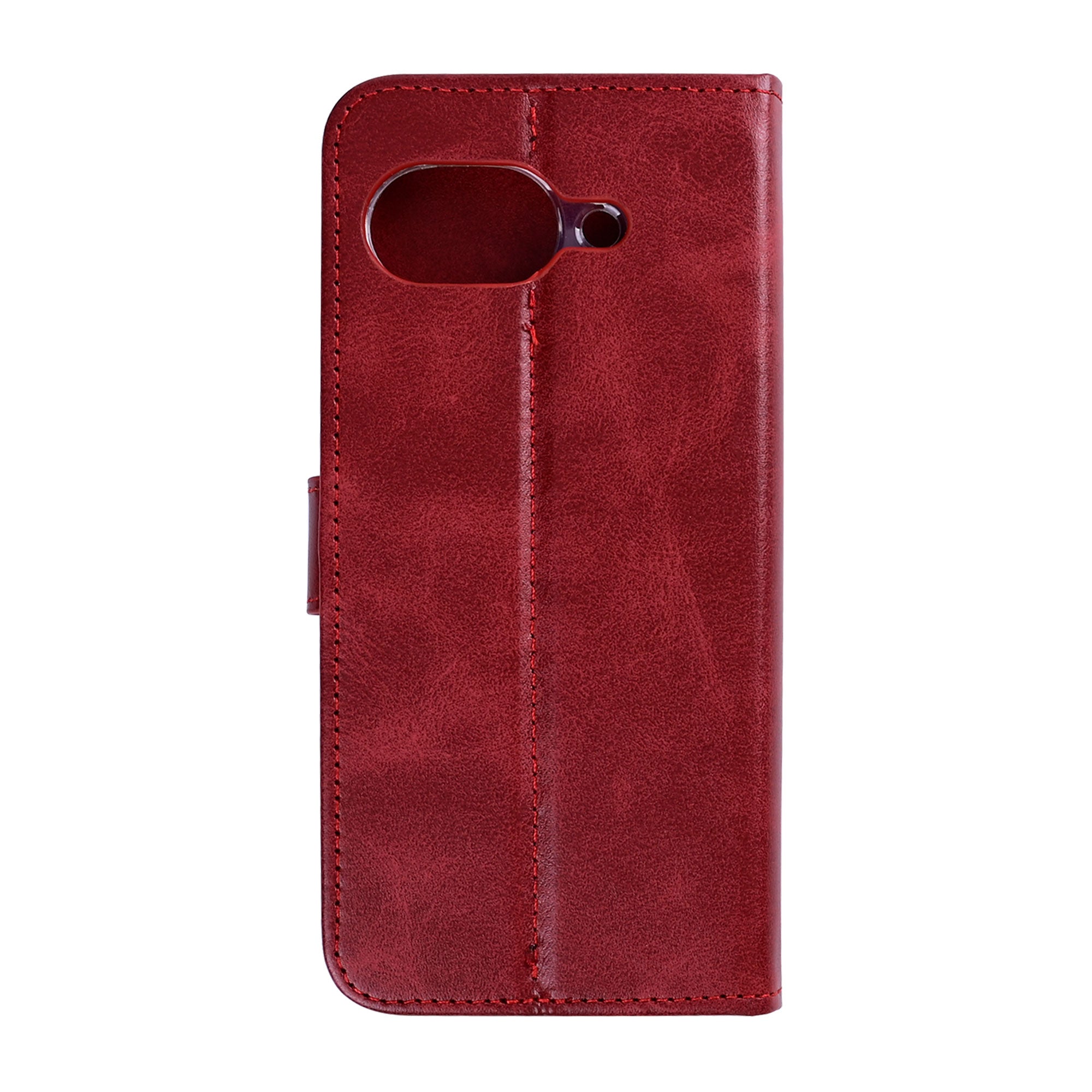 Rixus Bookcase For Google Pixel 10a Dark Red