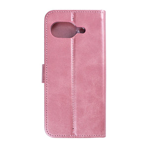 Rixus Bookcase For Google Pixel 10a Pink