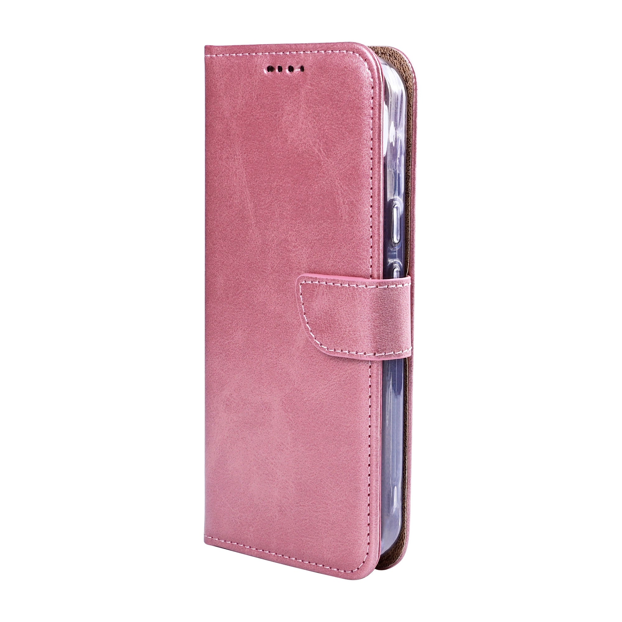 Rixus Bookcase For Google Pixel 10a Pink
