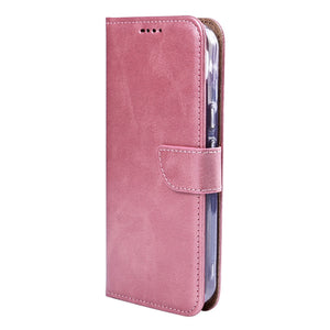 Rixus Bookcase For Google Pixel 10a Pink