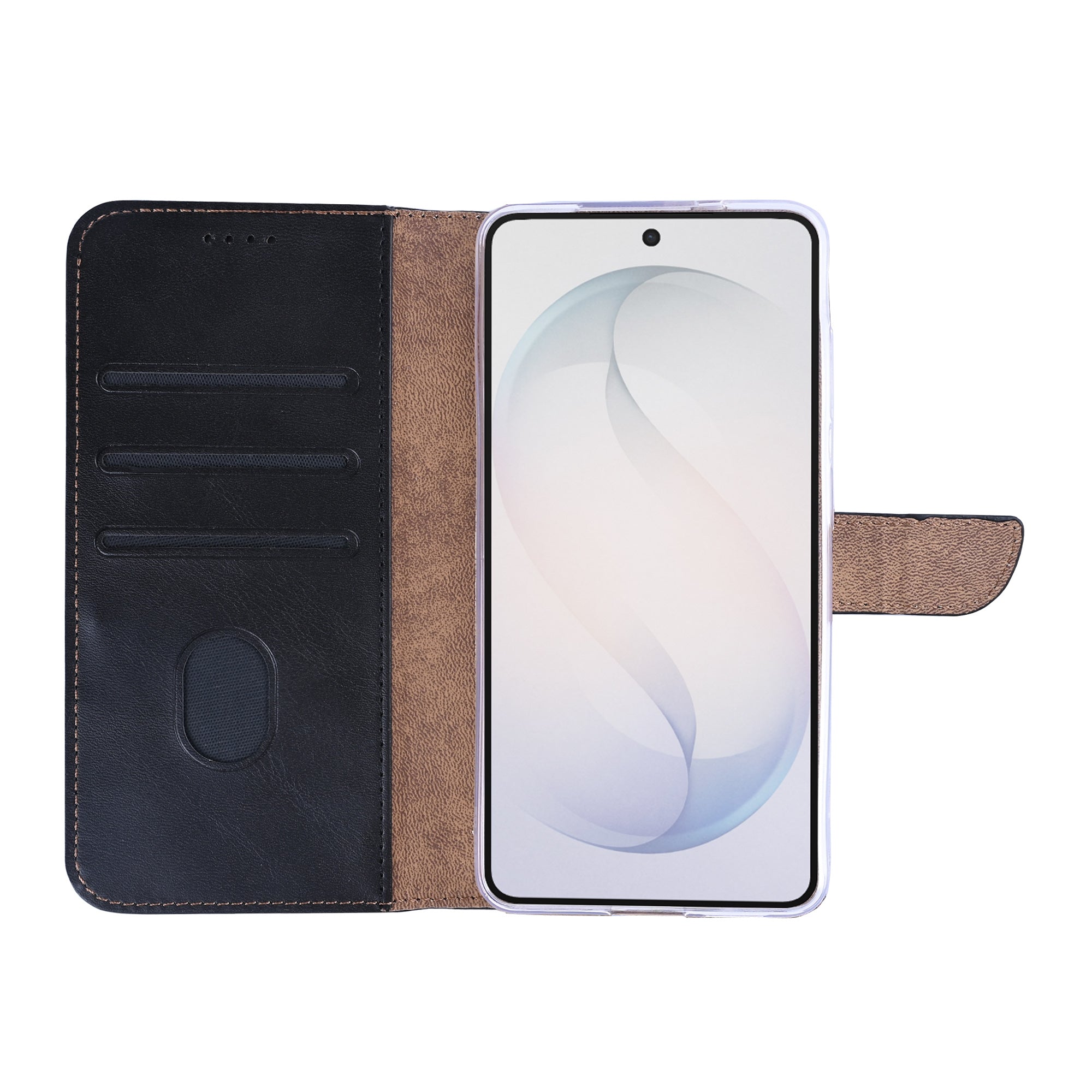 Rixus Bookcase For Samsung Galaxy S26 Plus Black