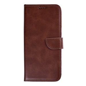 Rixus Bookcase For Samsung Galaxy S26 Plus Brown