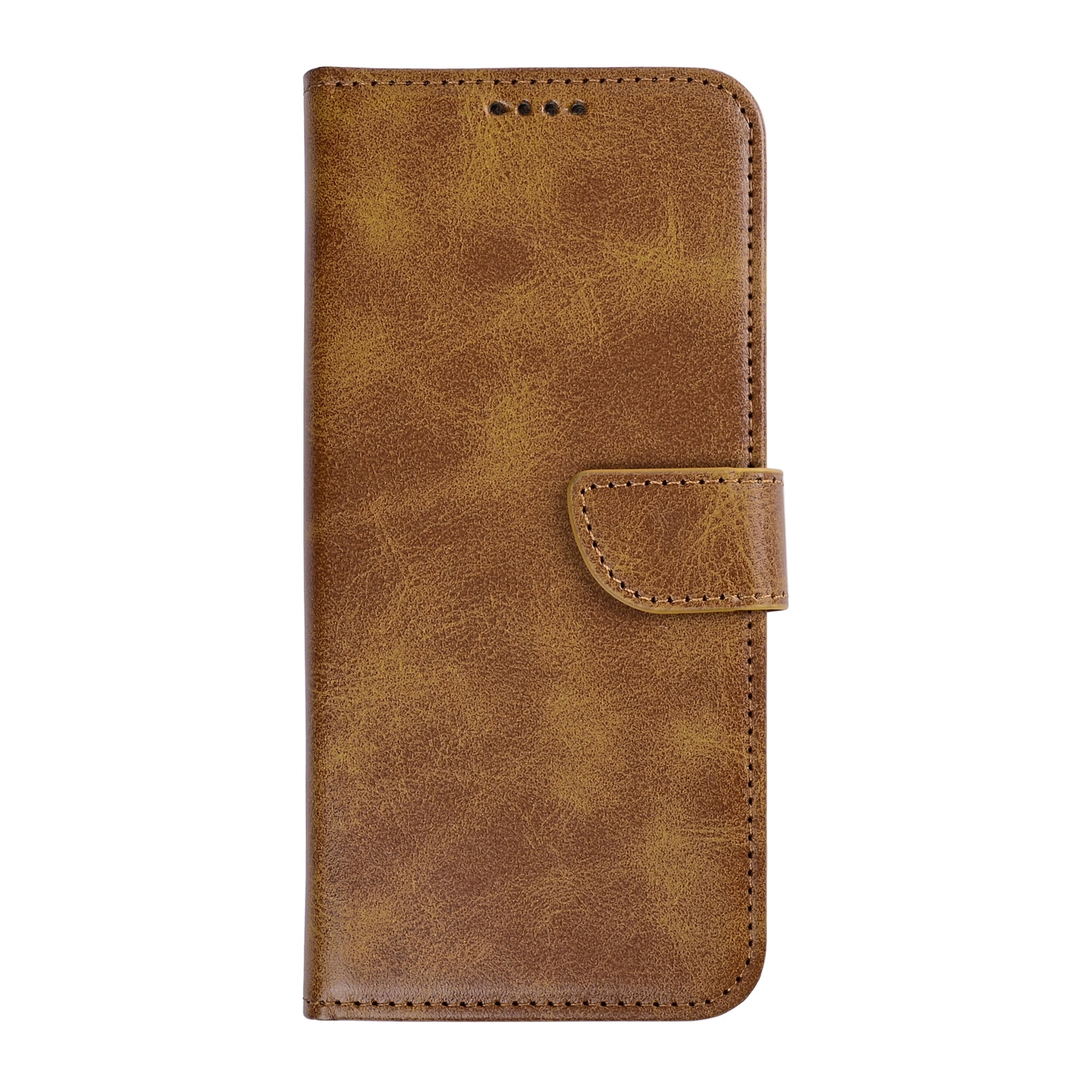 Rixus Bookcase For Samsung Galaxy S26 Plus Light Brown