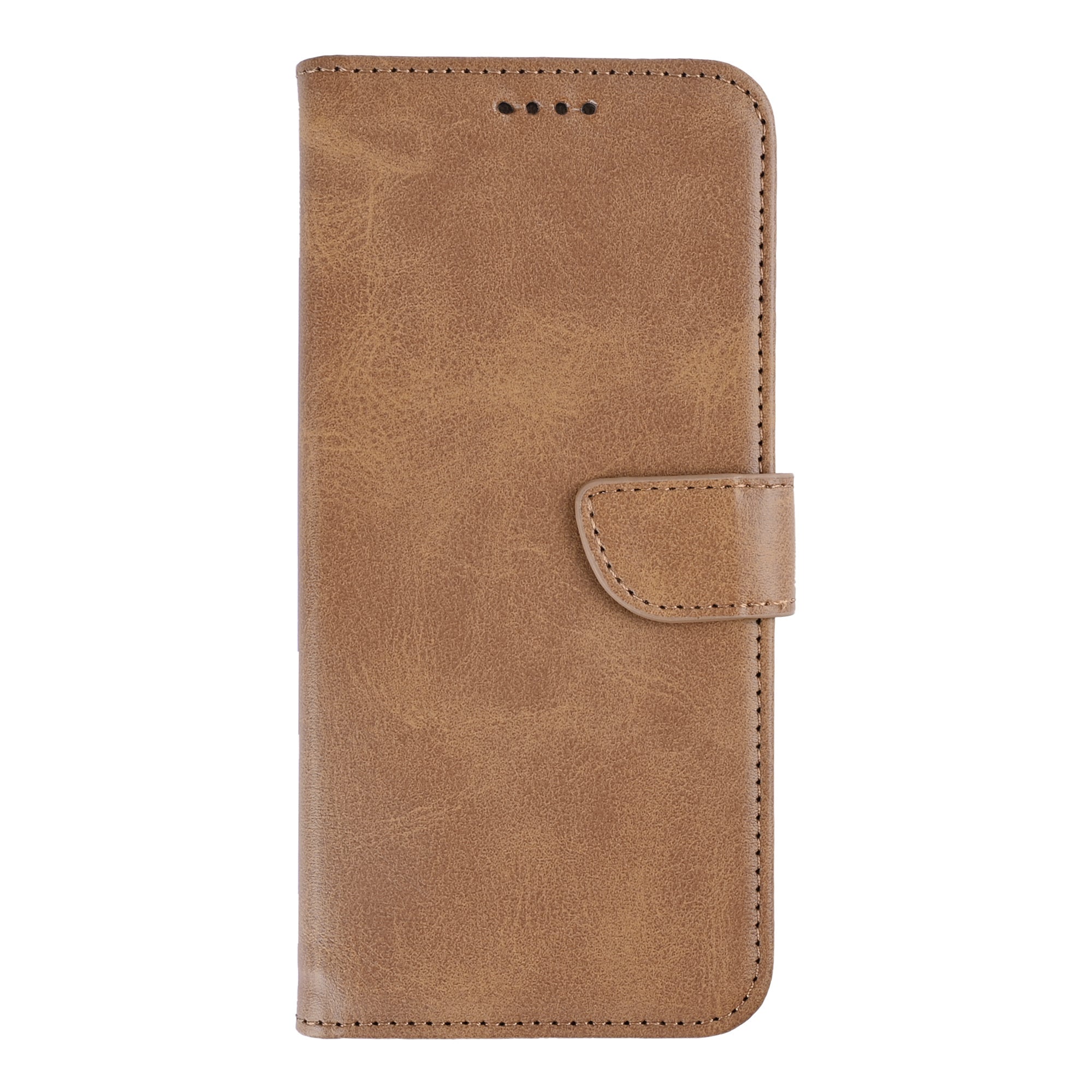 Rixus Bookcase For Samsung Galaxy S26 Plus Light Brown