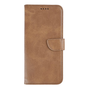 Rixus Bookcase For Samsung Galaxy S26 Plus Light Brown