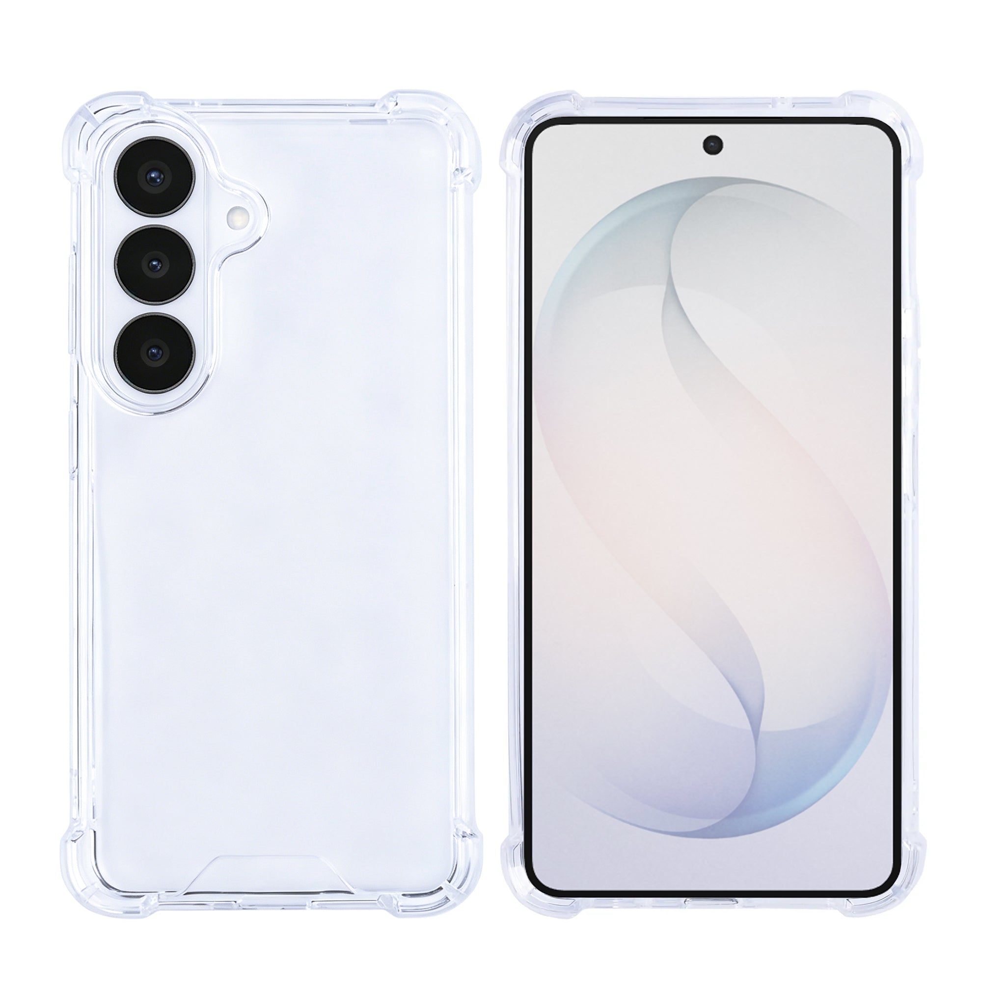 Rixus Anti-Burst Case For Samsung Galaxy S26 Plus Transparent