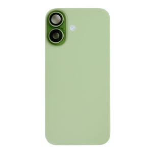 For Apple iPhone 17 Back Glass With NFC, Enlarged Camera Frame Sage Pulled