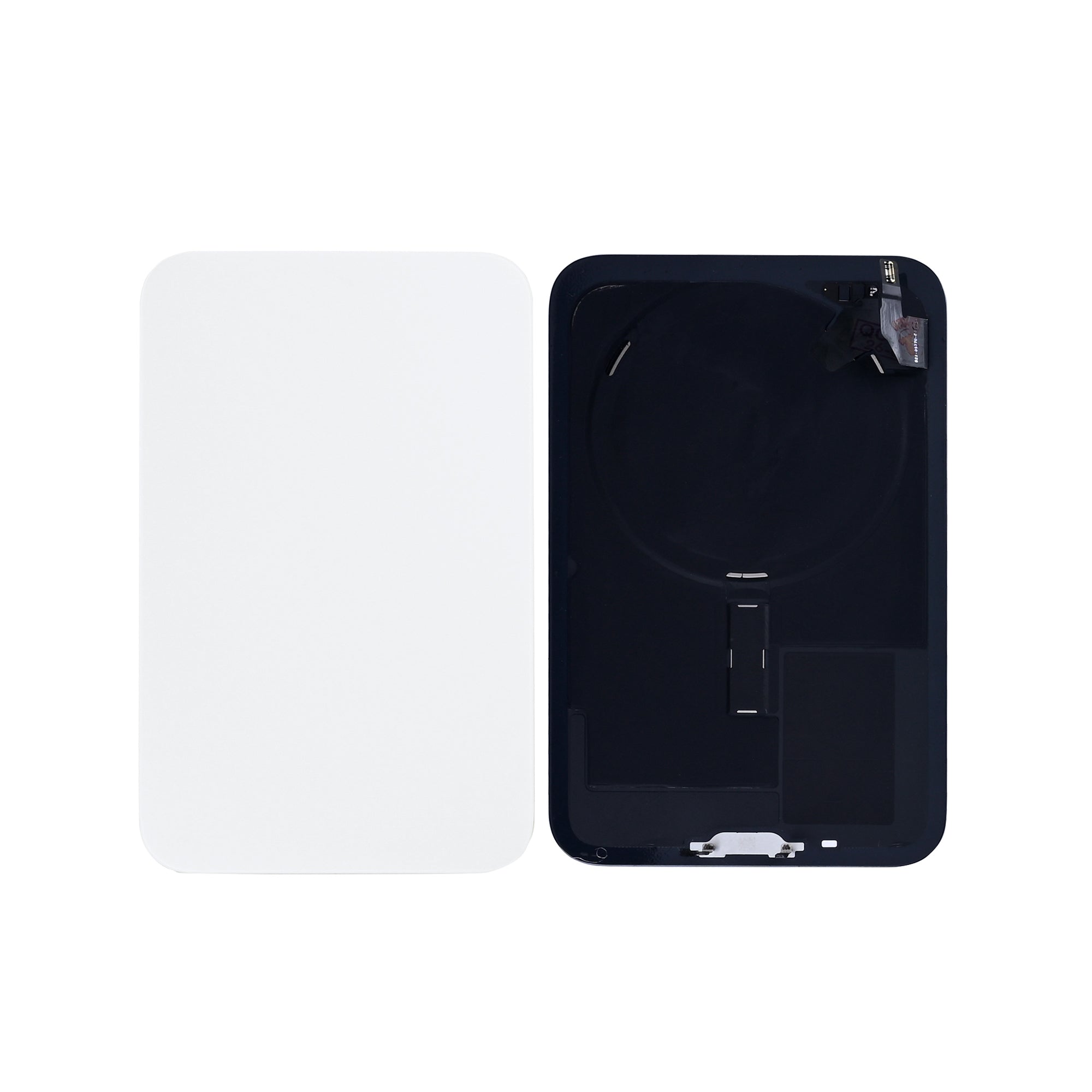 For Apple iPhone 17 Pro Max Back Glass With NFC Silver Pulled