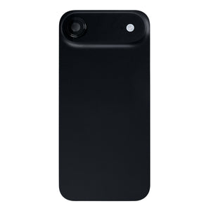 For Apple iPhone 17 Air Back Glass With NFC, Enlarged Camera Frame Space Black Pulled