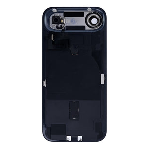 For Apple iPhone 17 Air Back Glass With NFC, Enlarged Camera Frame Space Black Pulled