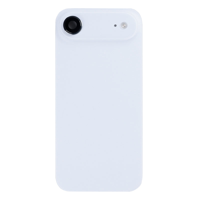 For Apple iPhone 17 Air Back Glass With NFC, Enlarged Camera Frame Cloud White Pulled