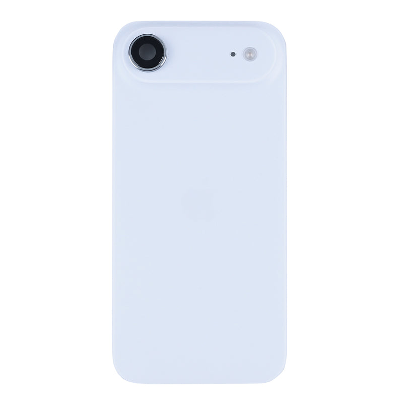 For Apple iPhone 17 Air Back Glass With NFC, Enlarged Camera Frame Sky Blue Pulled