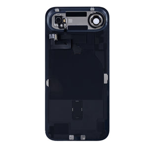 For Apple iPhone 17 Air Back Glass With NFC, Enlarged Camera Frame Sky Blue Pulled