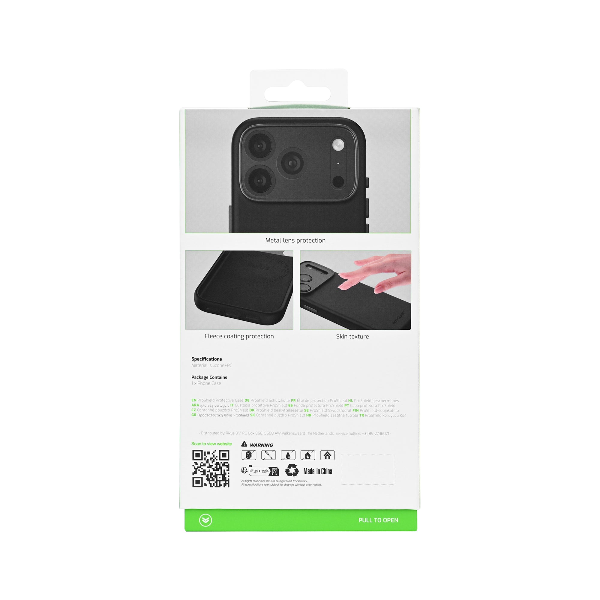 Rixus ProShield Case For Apple iPhone 17 Air Black