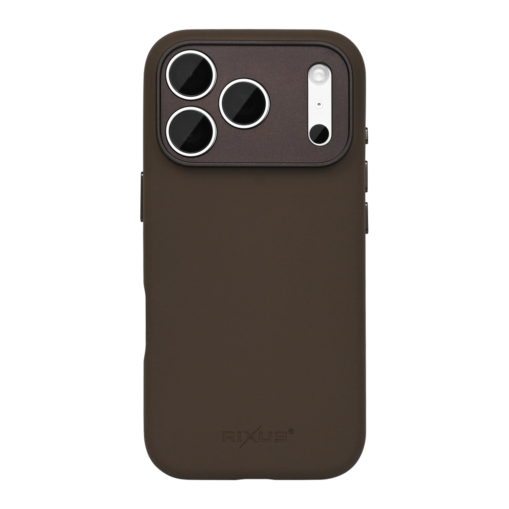 Rixus ProShield Case For Apple iPhone 17 Pro Max Dark Brown