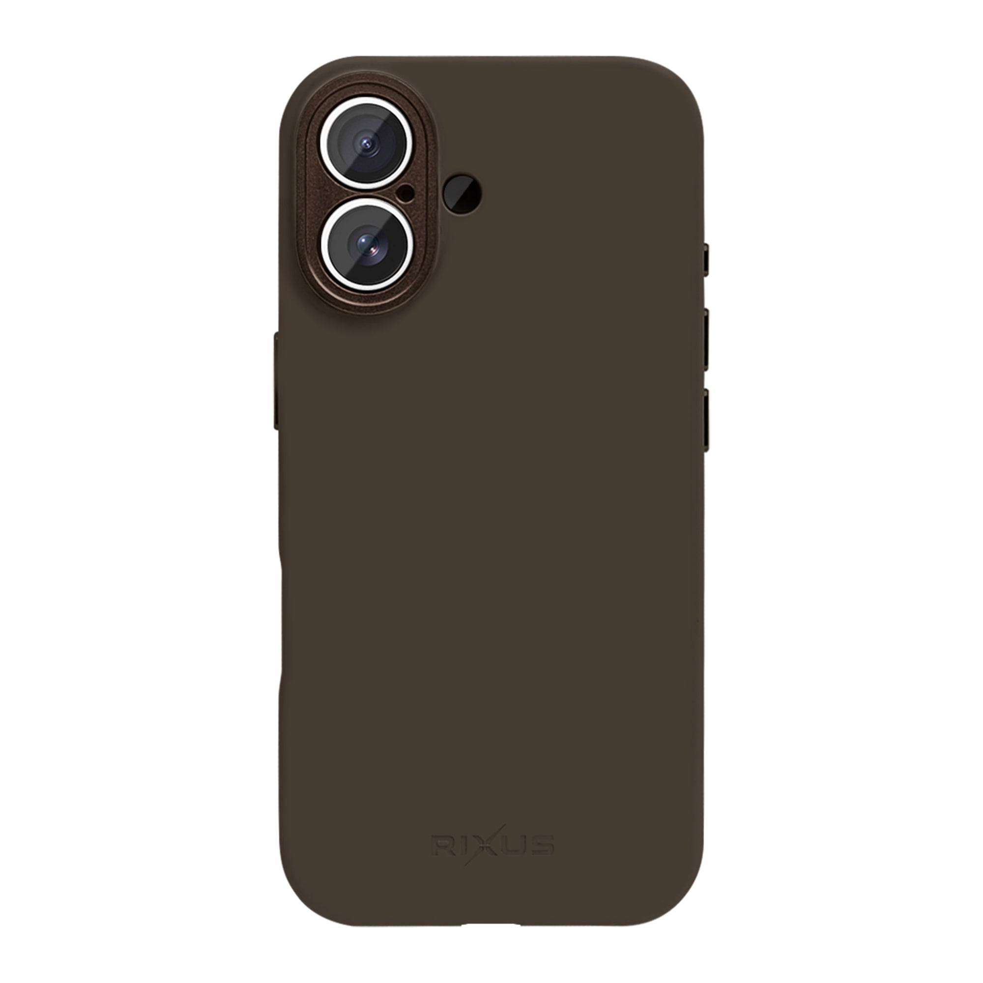 Rixus ProShield Case For Apple iPhone 16 Dark Brown