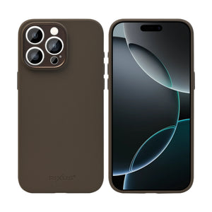 Rixus ProShield Case For Apple iPhone 16 Pro Dark Brown
