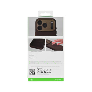 Rixus ProShield Case For Apple iPhone 16 Pro Max Dark Brown