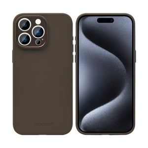 Rixus ProShield Case For Apple iPhone 15 Pro Max Dark Brown