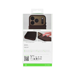 Rixus ProShield Case For Apple iPhone 15 Pro Max Dark Brown