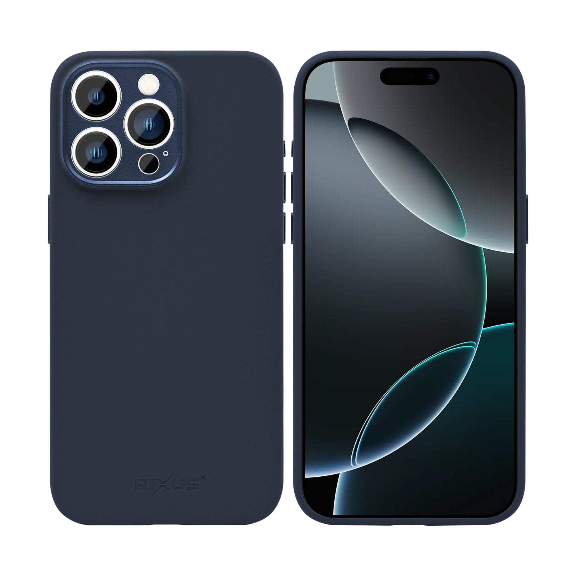 Rixus ProShield Case For Apple iPhone 16 Pro Dark Blue