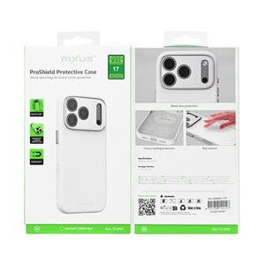Rixus ProShield Case For Apple iPhone 17 White