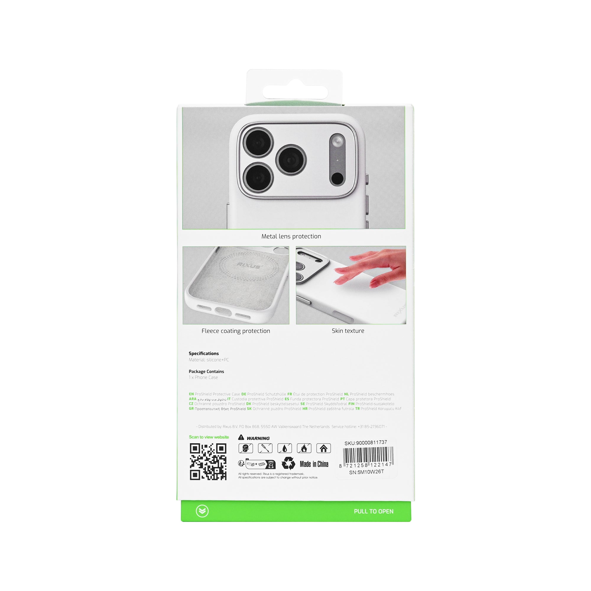 Rixus ProShield Case For Apple iPhone 17 Pro Max White