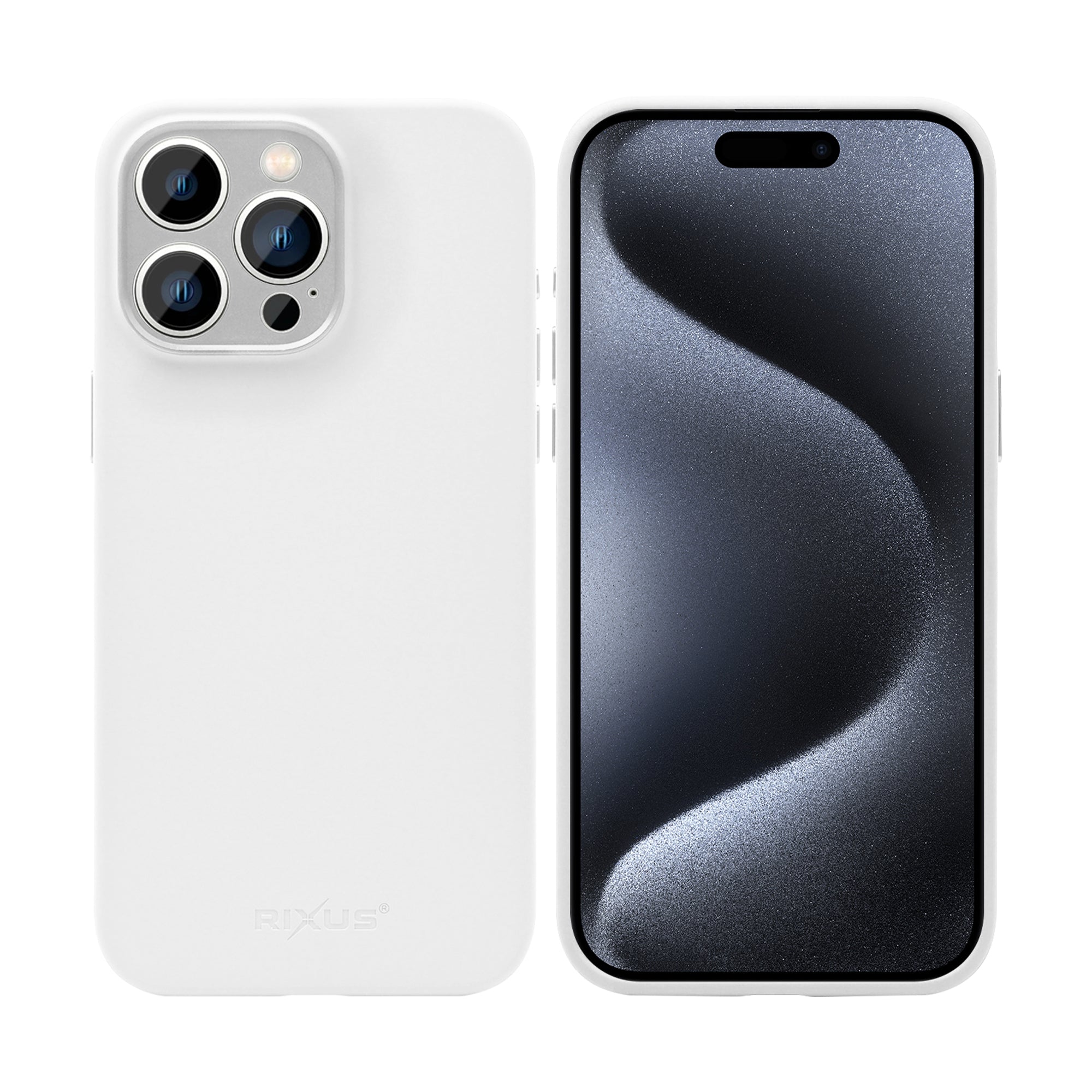 Rixus ProShield Case For Apple iPhone 15 Pro Max White