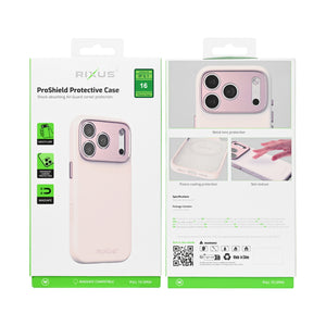Rixus ProShield Case For Apple iPhone 16 Pink