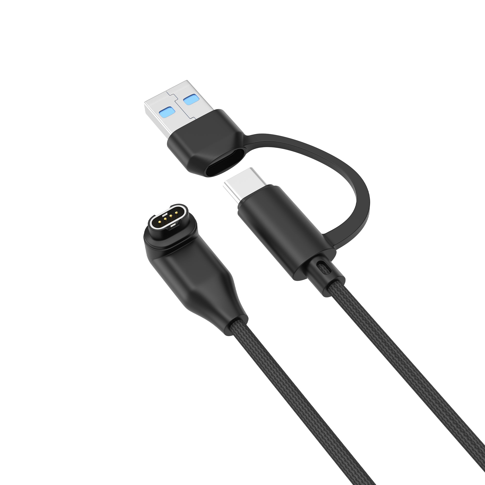 Rixus RXGM02 Charging Cable For Garmin Smart Watch 1m Black
