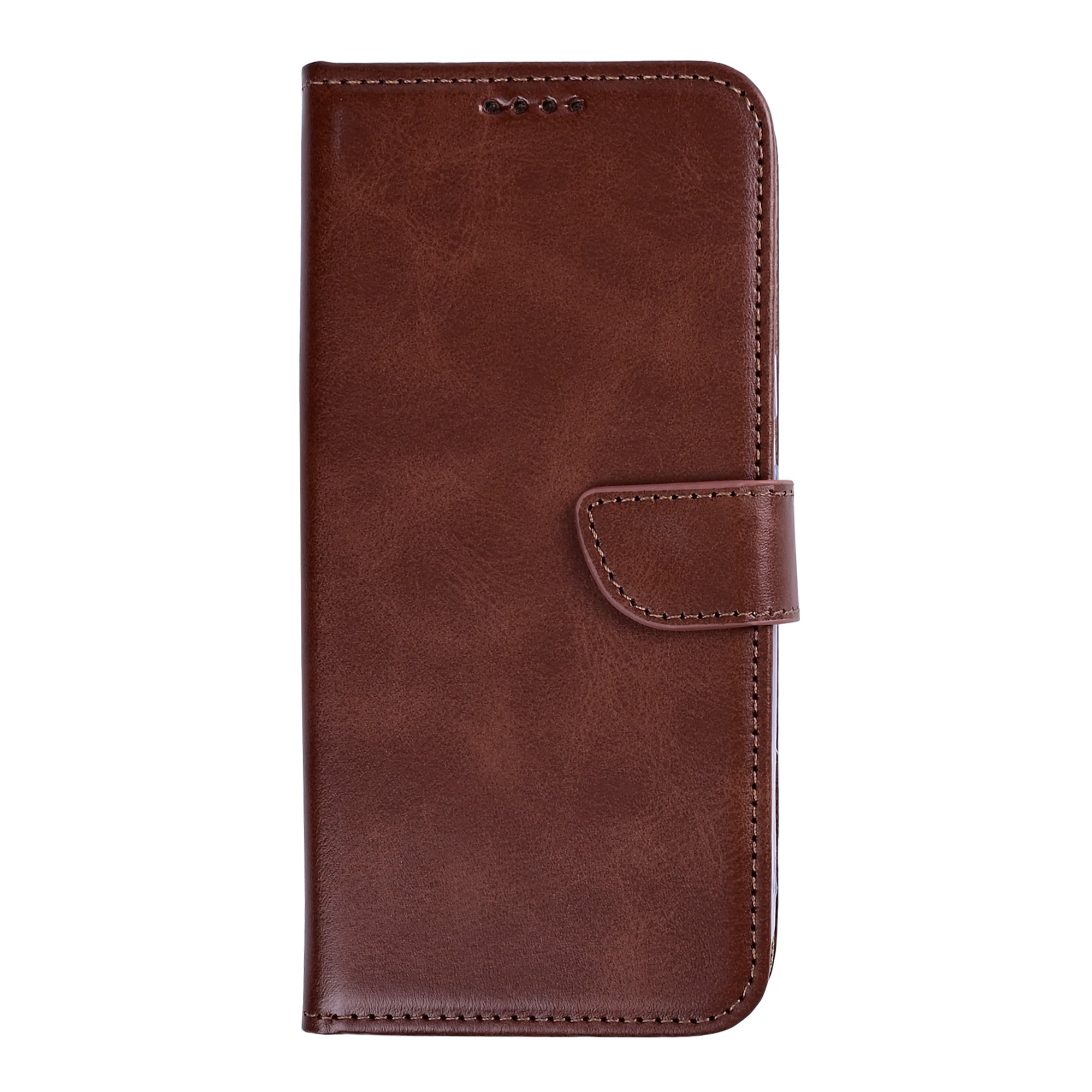 Rixus Bookcase For Samsung Galaxy A57 Brown