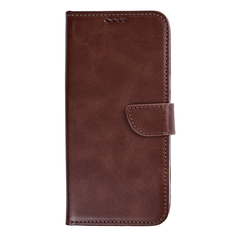 Rixus Bookcase For Samsung Galaxy A57 Brown