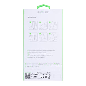 Rixus Anti-Burst Case For Samsung Galaxy A57 Transparent