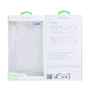 Rixus Anti-Burst Case For Samsung Galaxy A57 Transparent