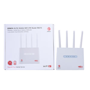 ZONCH R6575 CPE WiFi Router With Light White