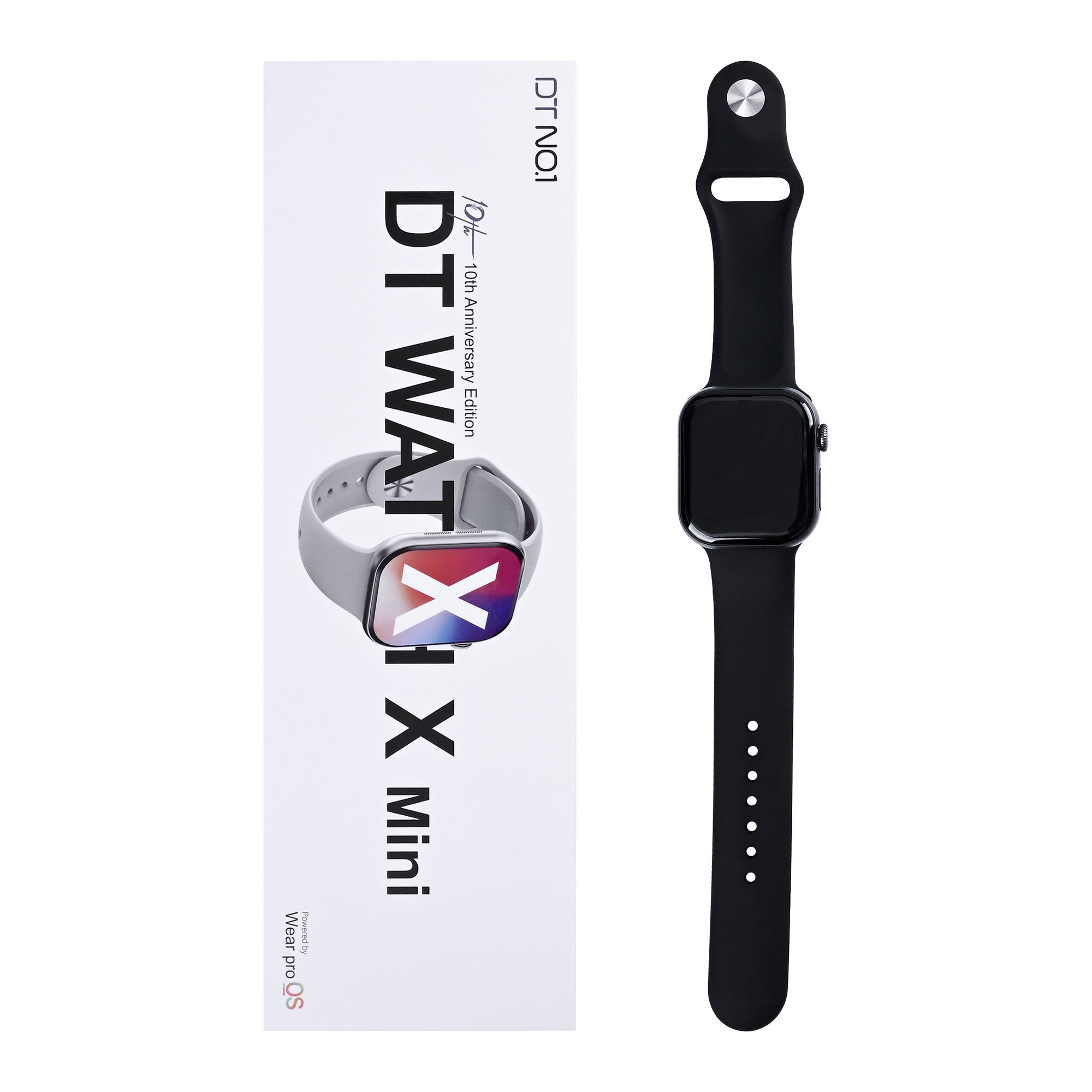 DTNO 1 DTWatch X Mini Smart Watch Black