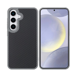 Rixus Mag Carbon With MagSafe Compatible For Samsung Galaxy S26 Titanium Grey
