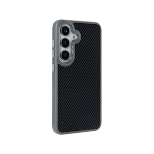 Rixus Mag Carbon With MagSafe Compatible For Samsung Galaxy S26 Titanium Grey