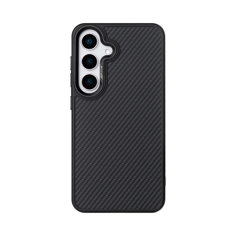 Rixus Mag Carbon With MagSafe Compatible For Samsung Galaxy S26 Black