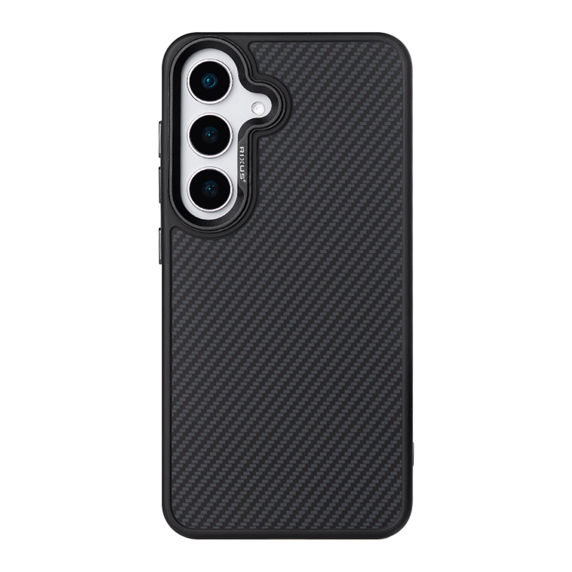 Rixus Mag Carbon With MagSafe Compatible For Samsung Galaxy S26 Black