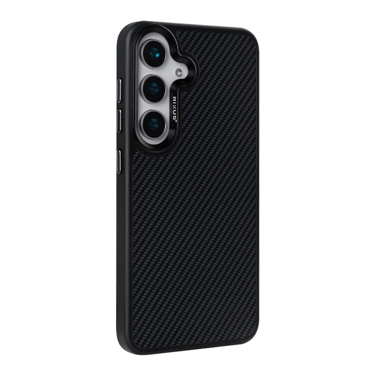 Rixus Mag Carbon With MagSafe Compatible For Samsung Galaxy S26 Black