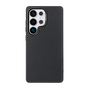 Rixus Mag Carbon With MagSafe Compatible For Samsung Galaxy S26 Ultra Black