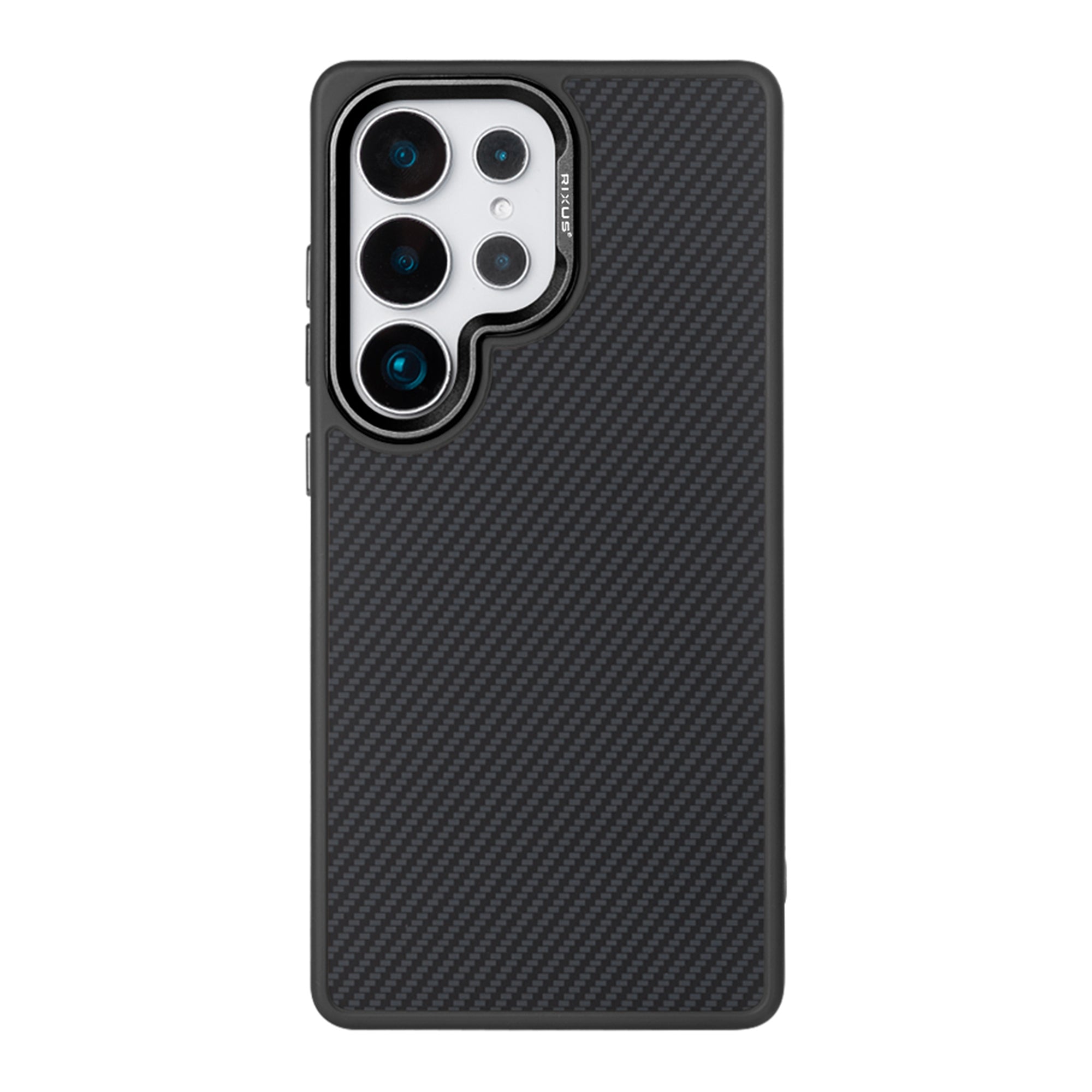 Rixus Mag Carbon With MagSafe Compatible For Samsung Galaxy S26 Ultra Black