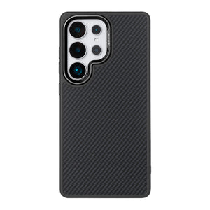 Rixus Mag Carbon With MagSafe Compatible For Samsung Galaxy S26 Ultra Black