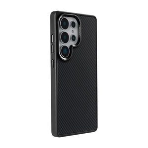 Rixus Mag Carbon With MagSafe Compatible For Samsung Galaxy S26 Ultra Black